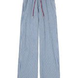 Yerse – 44812-256 – Pantalones de rayas con bolsillos y cordón 100% algodón - Mujer