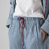 Yerse – 44812-256 – Pantalones de rayas con bolsillos y cordón 100% algodón - Mujer