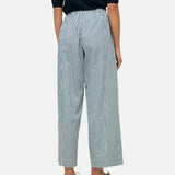 Yerse – 44812-256 – Pantalones de rayas con bolsillos y cordón 100% algodón - Mujer