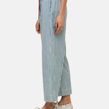 Yerse – 44812-256 – Pantalones de rayas con bolsillos y cordón 100% algodón - Mujer
