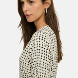 Yerse – 44825-102 – Vestido midi fluido de manga corta 100% viscosa - Mujer