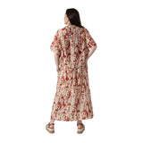 Yerse – 44840-181 – Camisa estampada de manga corta con lazo en el bajo - Mujer
