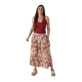 Yerse – 44841-181 – Falda midi estampada de viscosa con bolsillos - Mujer