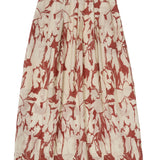 Yerse – 44841-181 – Falda midi estampada de viscosa con bolsillos - Mujer