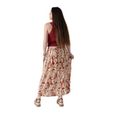 Yerse – 44841-181 – Falda midi estampada de viscosa con bolsillos - Mujer