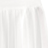 Yerse – 44861-1 – Falda midi blanca de cáñamo - Mujer