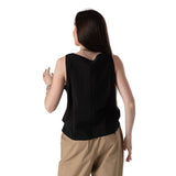 Yerse – 44881-37 – Top negro sin mangas con escote redondo - Mujer