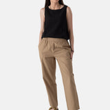 Yerse – 44881-37 – Top negro sin mangas con escote redondo - Mujer