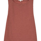 Yerse – 44881-63 – Top terracota sin mangas de escote redondo - Mujer