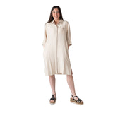 Yerse – 44882-202 – Vestido de rayas con cuello camisero - Mujer