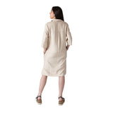 Yerse – 44882-202 – Vestido de rayas con cuello camisero - Mujer