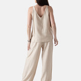 Yerse – 44888-202 – Top de tirantes con escote de pico y estampado de rayas - Mujer
