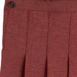Yerse – 44889-63 – Falda midi de doble capa color terracota - Mujer