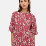 Yerse – 44894-179 – Vestido camisero midi de algodón con manga francesa - Mujer