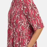 Yerse – 44894-179 – Vestido camisero midi de algodón con manga francesa - Mujer
