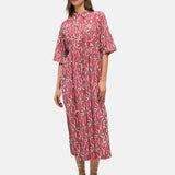 Yerse – 44894-179 – Vestido camisero midi de algodón con manga francesa - Mujer