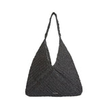 Bolso negro de rafia Yerse – Estilo natural y versátil | Konestilochic