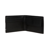 Pepe Jeans - Tape 450072818020 - Cartera negra horizontal de piel con protección de tarjetas (12,5x9,5x1 cm.)