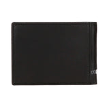 Pepe Jeans - Tape 450072818020 - Cartera negra horizontal de piel con protección de tarjetas (12,5x9,5x1 cm.)