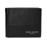 Pepe Jeans – Ithaca 7344041 – Cartera horizontal de piel con protección RFID (11x8,5x1 cm)