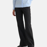 Yerse - 45382-436 - Pantalones rectos grises de cuadros - Mujer