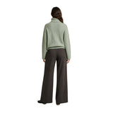Yerse - 45410-13 - Pantalones anchos marrones con bolsillos - Mujer