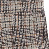 Yerse - 45422-403 - Pantalones anchos de tiro medio con estampado de cuadros - Mujer