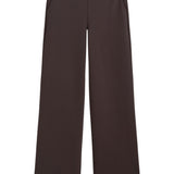 Yerse - 45471-13 - Pantalones anchos marrones con bolsillos laterales - Mujer