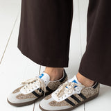 Yerse - 45471-13 - Pantalones anchos marrones con bolsillos laterales - Mujer