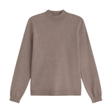 Yerse - 45505-11 - Jersey fino gris topo de viscosa con cuello Perkins - Mujer