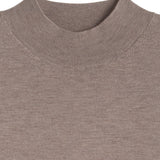 Yerse - 45505-11 - Jersey fino gris topo de viscosa con cuello Perkins - Mujer