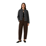 Pantalones Yerse mujer marrones de viscosa | Konestilochic