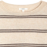 Yerse - 45515-202 - Jersey de punto fino de lana y cashmere con estampado de rayas - Mujer