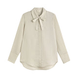 Yerse - 45842-202 - Camisa de manga larga con lazada - Mujer