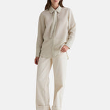 Yerse - 45842-202 - Camisa de manga larga con lazada - Mujer