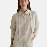 Yerse - 45842-202 - Camisa de manga larga con lazada - Mujer