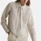 Yerse - 45842-202 - Camisa de manga larga con lazada - Mujer