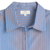 Yerse - 45879-251 - Camisa de popelín de algodón orgánico con estampado de rayas - Mujer