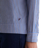 Yerse - 45879-251 - Camisa de popelín de algodón orgánico con estampado de rayas - Mujer