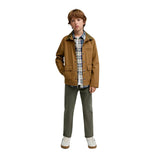 Scalpers - 48794_KHAKI – Pantalón regular fit con cinco bolsillos - Niño