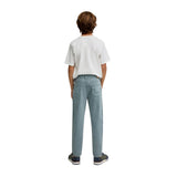 Scalpers - 48794_LIGHT GREY – Pantalón regular fit con cinco bolsillos - Niño