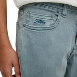 Scalpers - 48794_LIGHT GREY – Pantalón regular fit con cinco bolsillos - Niño