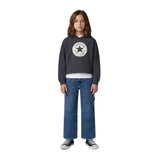 Sudadera gris Converse para niña con logo All Star | Konestilochic