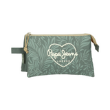 Pepe Jeans – Coralie 6024341 – Estuche con 3 compartimentos (22x5x12 cm)