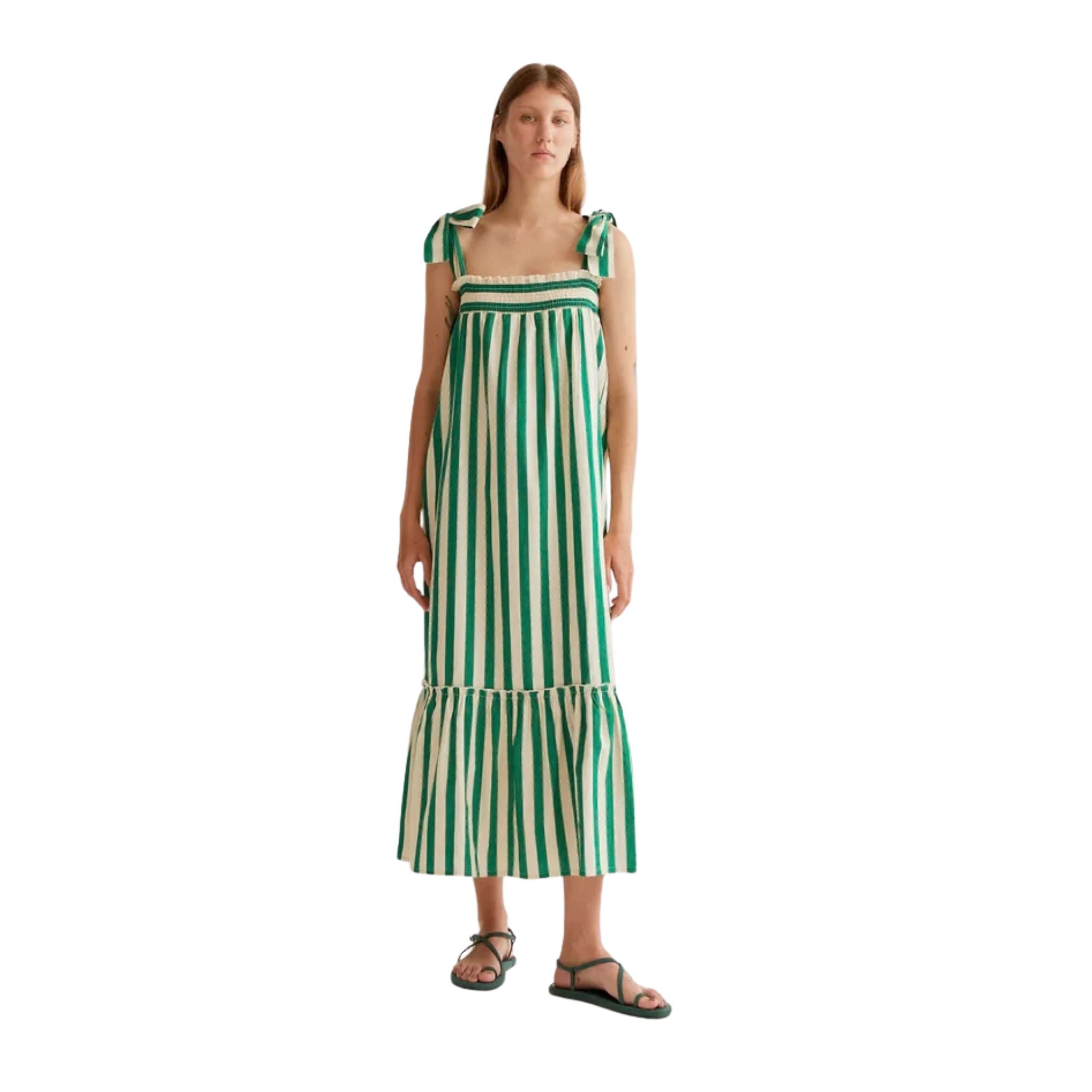 Vestido verde largo Compañía Fantástica mujer Konestilochic