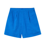 Compañía Fantástica - 62C43109 – Shorts azules 100% algodón con cintura elástica - Mujer