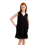 Vestido negro corto Compañía Fantástica mujer Konestilochic