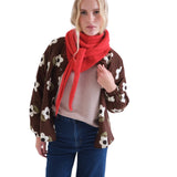 Compañía Fantástica - 63C-10402 - Jersey beige de viscosa con cuello redondo - Mujer