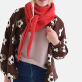 Compañía Fantástica - 63C-10402 - Jersey beige de viscosa con cuello redondo - Mujer