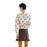 Compañía Fantástica - 63C-11016 - Camisa de viscosa con estampado de caracoles - Mujer